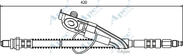 APEC BRAKING Тормозной шланг HOS3293